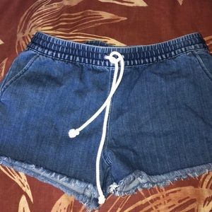 Aerie denim shorts